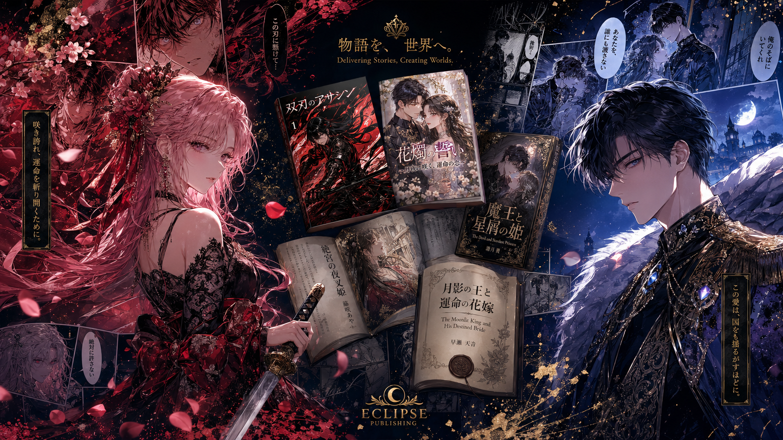 Editorial collage of Marano Comic World publications